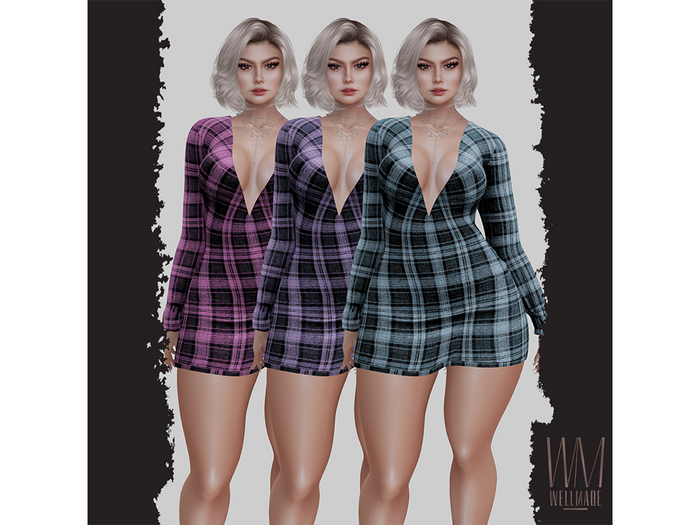 [WellMade] Madonna Dress Flannels II