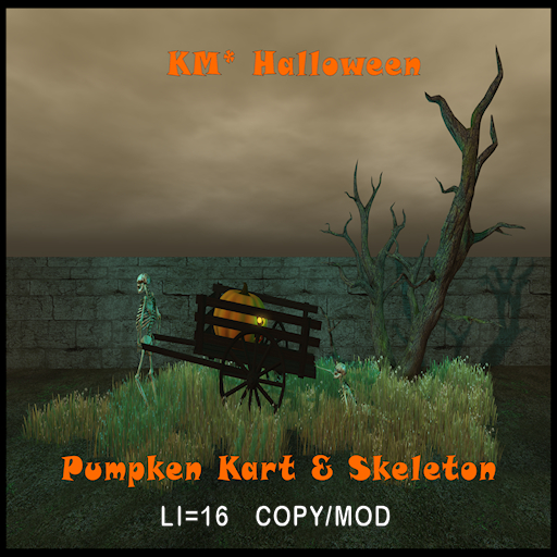 KM* Box - Pumpkin Kart & Skeleton