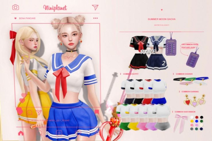 NINI Planet. summer moon - red(legacy)