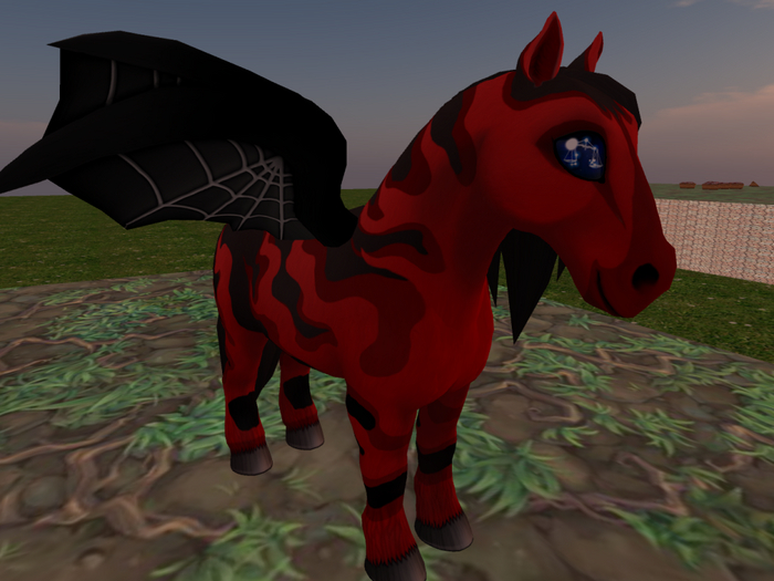 Amaretto Ponie Pals : Blaze Demon Wing Male