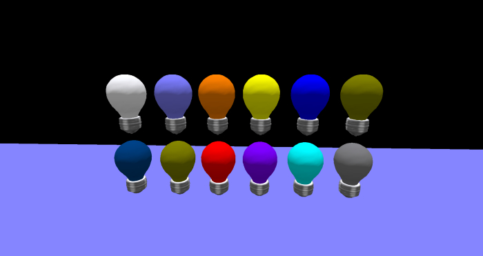 Colored Light Bulb Set