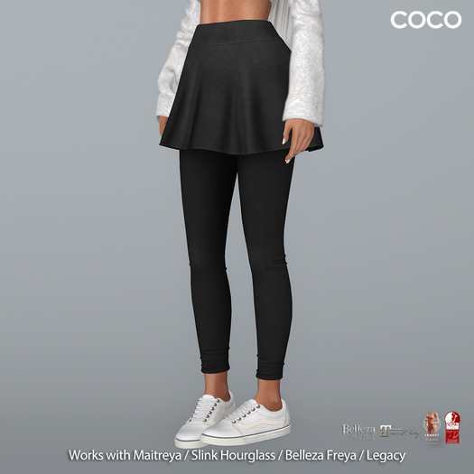*COCO*_SkirtLeggings_Black