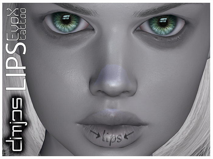 ::DIMJOS:: lips_tattoo_evoX (tintable)