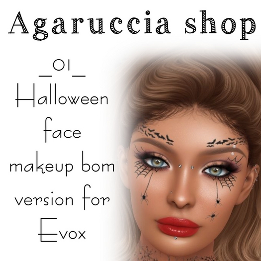 _01_ Halloween face makeup bom version for Evox