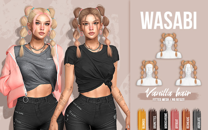 Wasabi // Vanilla Hair - Absolute Pack