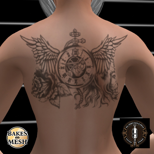 WL-Time In Wings BOM Tattoo