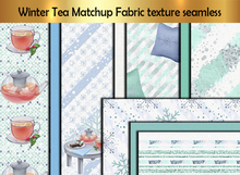 Winter Tea Matchup Fabric texture seamless