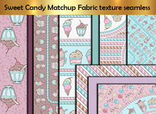 Sweet Candy Matchup Fabric texture seamless