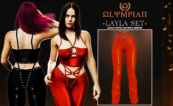 .O. Layla Pants x (FLAME)
