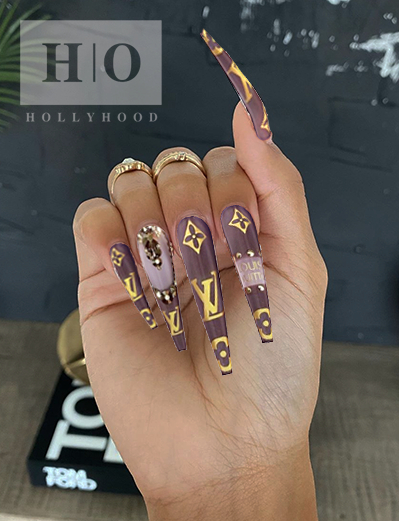 Hollyhood Passion Ink Nails UPDATED SIZES**