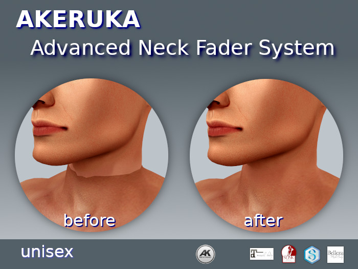 Akeruka Neck Blender HUD / Advanced Neck Fader System / Neck fix