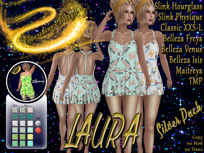 ~✯SD✯~ LAURA DRESS [SILVER PACK]