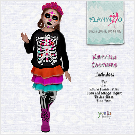 F} Flaminko Box YOUTH DOD Costume with omega applier
