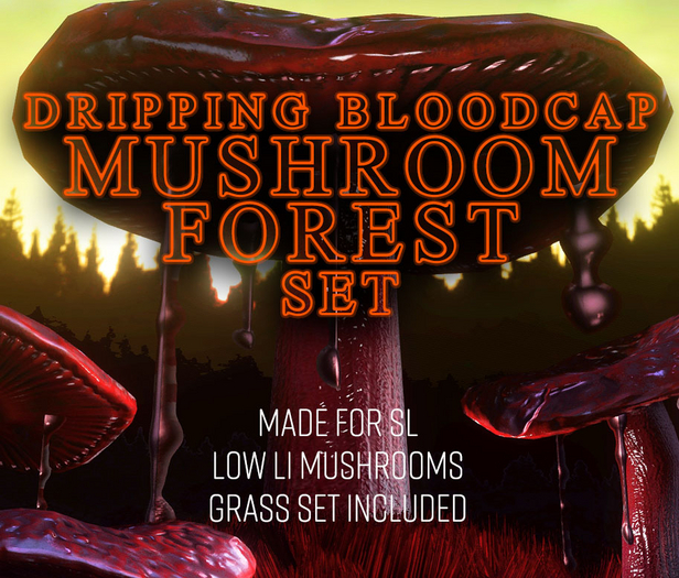 [inZoxi] - Bloodcap Mushroom Forest Set