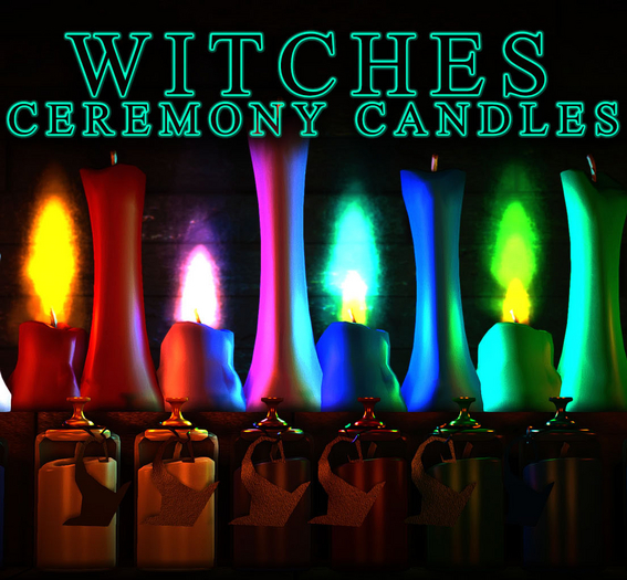 [inZoxi] - Witches Ceremony Candles Set