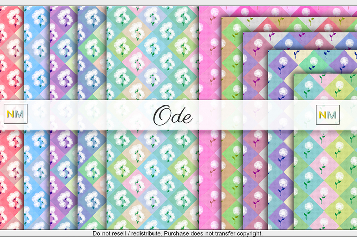 Ode Fabrics Patterns Kit 10 Seamless Textures Seamless 1024x1024 NM