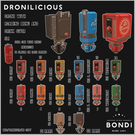 1.BONDI.Dronilicious.U01Original RARE