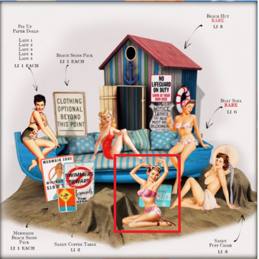 Pin Up Paper Doll 3