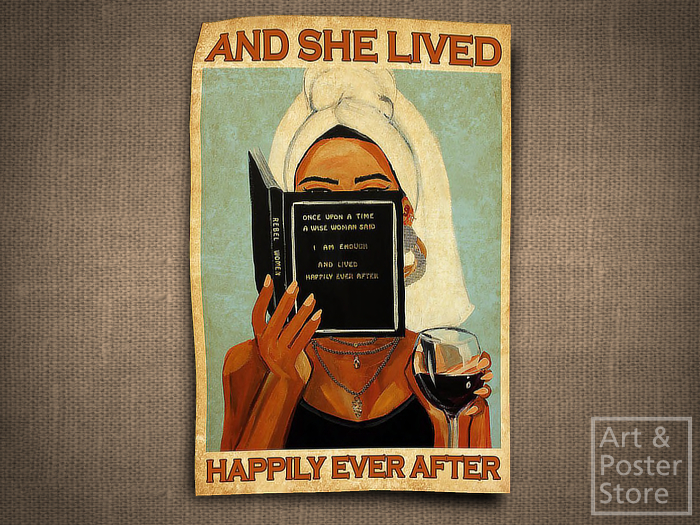 And she Lived #02 | Rippled Peeling Poster | WWB 