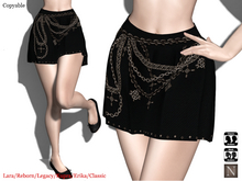 [Nerium] Punk Skirt - Black