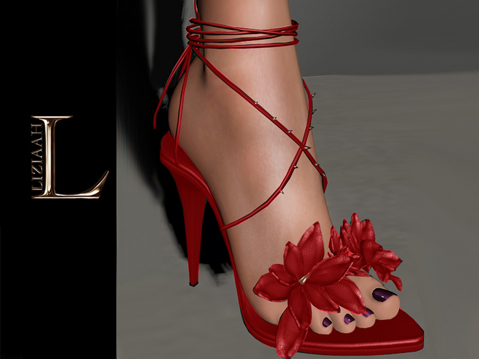 [LIZ] Fiore heels Legacy&maitreya {Red}