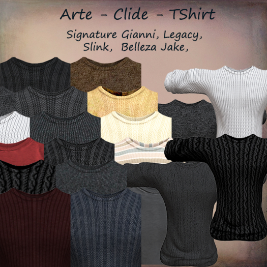 Arte - Clide - Tshirt Fatpack