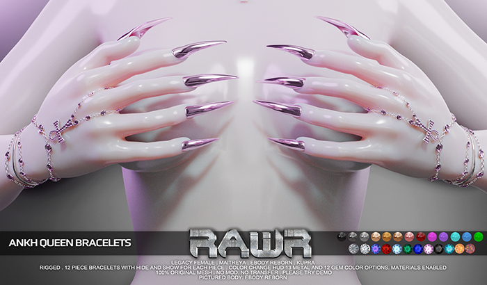 RAWR! Ankh Queen Bracelets  (add me)