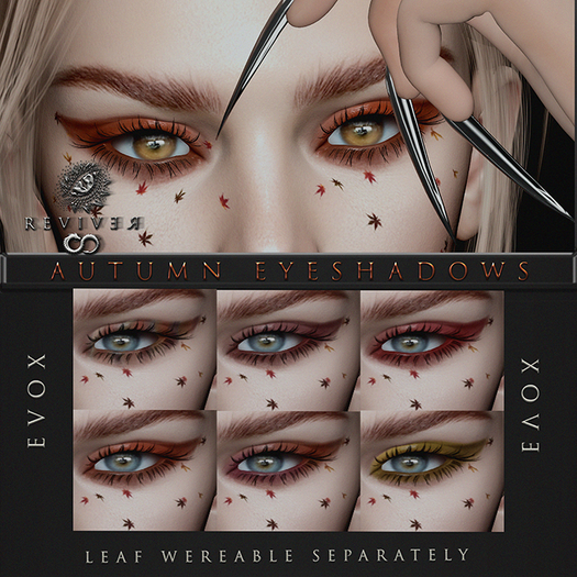 REVIVER - AUTUMN EYESHADOWS EVOX