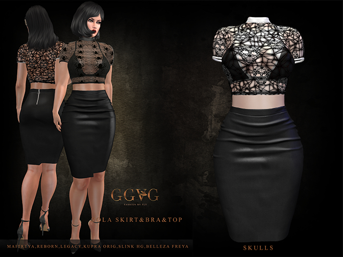 GGVG ZOLA OUTFIT BLACK SKULL