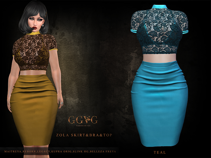 GGVG ZOLA OUTFIT TEAL