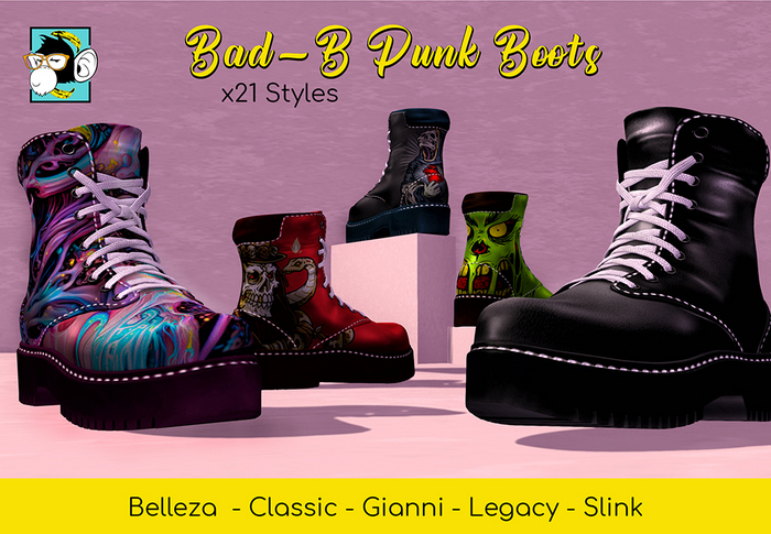 [N*Monkey] Bad-B Punk Boots DEMO.