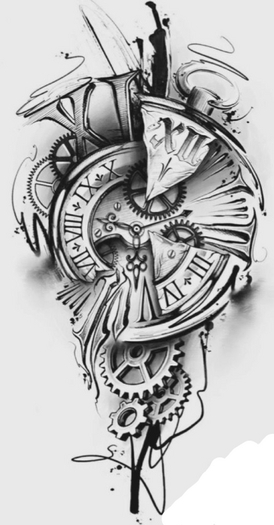 CSD - TIme is broken (Back Tattoo)