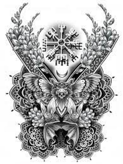 CSD - Celtic Moth (Back Tattoo)