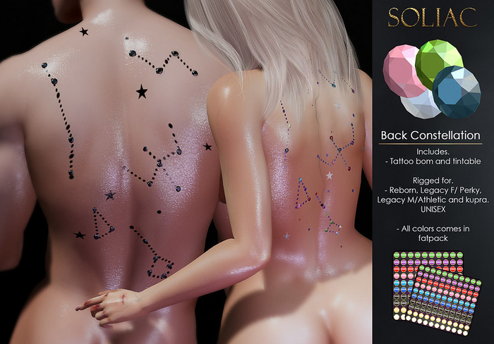 SOLIAC - Back Constellation - silver