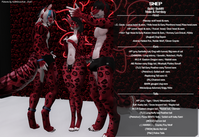 Kat Klaws -Snep- Ruby M & Femboy BoM/BoMR