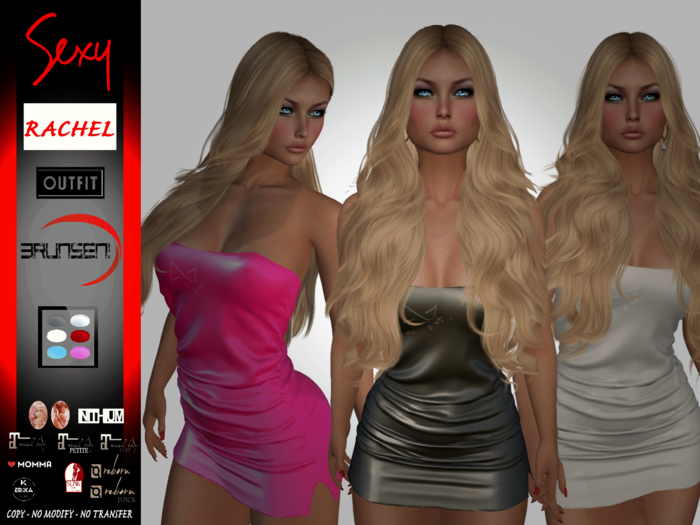 Brunsen Couture - Rachel Sexy Dress FATPAC