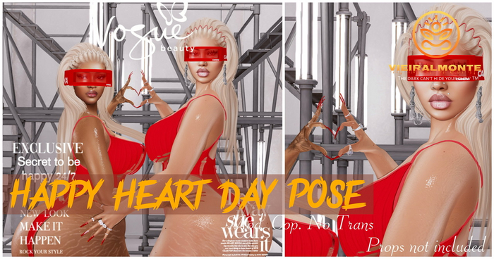 [V] 'HAPPY HEART DAY' POSE