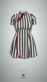 -Pixicat- Miya Dress (Stripe)