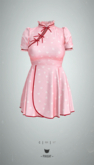 -Pixicat- Miya Dress (HeartPink)