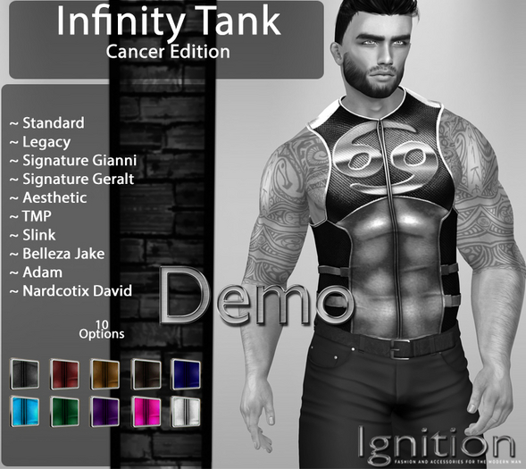 Ignition Infinity Tank Cancer Demo