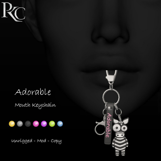 *PKC* Adorable Mouth Keychain