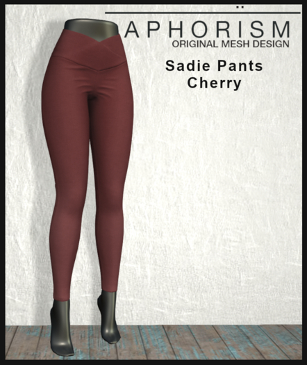 !APHORISM! Sadie Pants Cherry