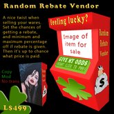 Random Rebate Vendor, boxed