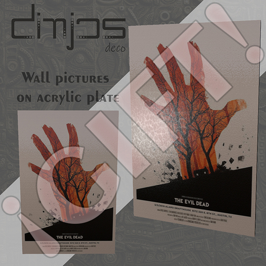 ::DIMJOS:: WallPicture // TheEvilDead //GIFT//