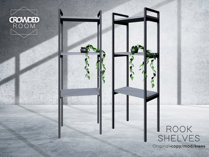 Crowded Room - Rook Shelves 