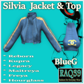 [R39] Silvia Jacket & Top-BlueG