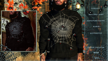 R2A-SPIDER SWEATER BLACK