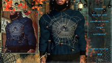 R2A-SPIDER SWEATER BLUE