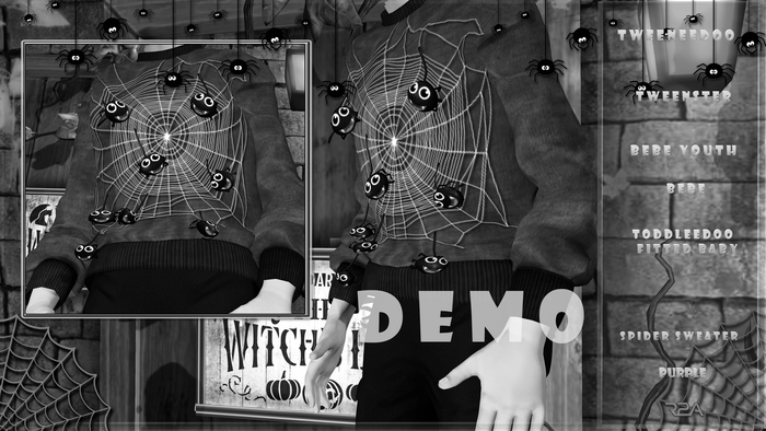 R2A-KIDS SPIDER SWEATER DEMO