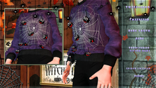 R2A-KIDS SPIDER SWEATER PURPLE